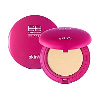 [SKIN79] Super Plus Pink BB Pact 15g - Sebum Control Silky Finish Sun Protection Powder Pact, Light Beige Color