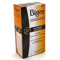 Bigen Powder Hair Color 57 Dark Brown 0.21 oz. (Pack of 6)