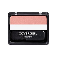 COVERGIRL Cheekers Blendable Powder Blush, Brick Rose 180, 0.12 ounce (Packaging May Vary), 1 Count