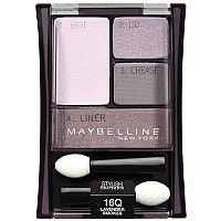 Maybelline New York Expert Wear Eyeshadow Quads, 16q Lavender Smokes Stylish Smokes, 0.17 Ounce