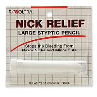 Woltra Nick Relief Large Styptic Pencil, 0.875-Ounce (Pack of 12)
