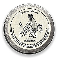 Seattle Sundries | Garden Fresh Geranium & Grapefruit Hand Soap for Women & Men - 1 (4oz) All Natural Handmade Bar Soap in a Low Waste Tin - Unique Gardening Gift
