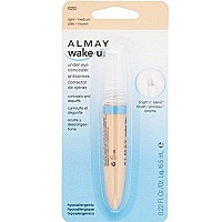 Almay Wake Up Undereye Concealer, Light Medium, 0.22 Fluid Ounce