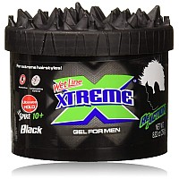 Wet Line Xtreme Reaction Black Ultimate Hold Gel, 8.8 Ounce