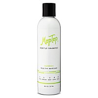 MopTop Gentle Shampoo, Natural Hair Moisturizer, Reduces Frizz, Color Safe Volumizing Shampoo - For All Hair Types, Straight, Curly, Wavy, Thin, Coily (8 oz)