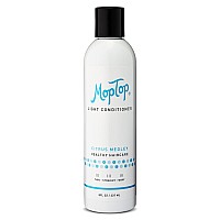 MopTop Light Conditioner, Wavy, Loose Curls, Thin, Straight, Color Treated & Natural hair Moisturizer, made w/Aloe, Sea Botanicals & Honey reduces Frizz, increases Moisture & Manageability