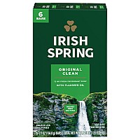 Irish Spring Deodorant Soap Original 3.75 oz (6 Pack)