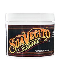 Suavecito Pomade Original Hold 4 oz, 1 Pack - Medium Hold Hair Pomade For Men - Medium Shine Water Based Wax Like Flake Free Hair Gel - Easy To Wash Out - All Day Hold For All Hairstyles