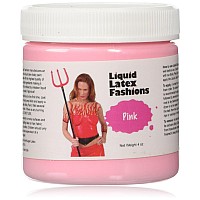 Pink 4 Oz - Liquid Latex Body Paint, Ammonia Free No Odor, Easy On and Off, Cosplay Makeup, Creates Professional Monster, Zombie Arts
