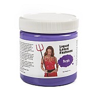 Purple 4 Oz - Liquid Latex Body Paint, Ammonia Free No Odor, Easy On and Off, Cosplay Makeup, Creates Professional Monster, Zombie Arts