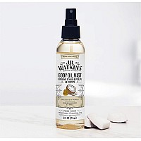 JR Watkins Natural Hydrating Body Oil Mist, Coconut Milk & Honey, Moisturizing Body Oil Spray for Glowing Skin, USA Made and Cruelty Free, 6 fl oz