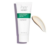 Hey Honey Skincare Love Your Body Shea Butter & Honey Body Lotion | All Over Body Moisturizing For Dry Skin Softens & Replenishes While Providing A Natural Glow & Skin Elasticity | 6.8 Oz.