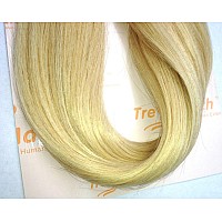 Tressmatch 16-18 Remy (Remi) Human Hair Clip in Extensions Light/bleach Blonde (Color 613) 9 Pieces(pcs) Full Head Volume Set [Set Weight: 4.1oz/115grams]