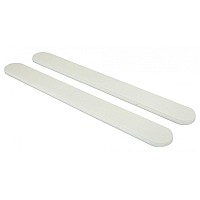 White 240/240 (Wht Ctr) Washable Nail File 12 Pack