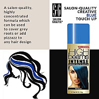 High Beams Intense Spray-On Hair Color -Headbanging Blue- 2.7 Oz - Add Temporary Color Highlight to Your Hair Instantly - Great for Streaking, Tipping or Frosting - Washes out Easily