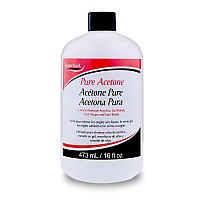 Super Nail Pure Acetone, AS SHOWN 16 Fl Oz