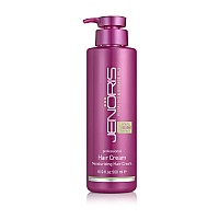 Jenoris Moisturizing Hair Cream 16.9 fl oz Professional haircare products for women; Ideal for all hair types including dry, damaged or colored hair; Increase volume and vitality and eliminate frizz