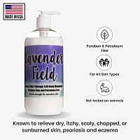 The Lotion Company 24 Hour Skin Therapy Lotion, Full Body Moisturizer, Paraben Free, Made in USA, Lavender Fields Relaxing Fragrance, w/ Aloe Vera,16 Ounces