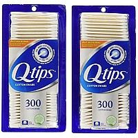 Q-Tips Cotton Swabs, 300 Count (Pack Of 2)