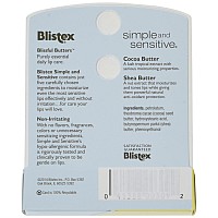 Blistex Simple & Sensitive Lip Moisturizer 0.15 oz (Pack of 6)