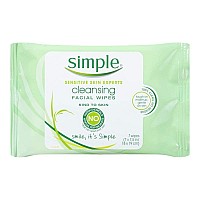 Simple Cleansing Facial Wipes 7 Count (3 Pack)