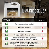 WOCA Natural Soap, Natural |1 L| - Wood Cleaner for the cleaning of oil finished hardwood floors, tables, millwork, cutting boards, countertops and childrens toys