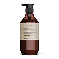 Theorie Argan Oil Restoring Shampoo | Rejuvenate & Moisturize | Sulfate Free - Suited for All Hair Types - Safe for Color & Keratin Treated Hair, Pump Bottle 400mL