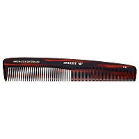 Hand-Made Tortoise Comb | All Hair Types: Curly/Straight/Thick/Thin | Hypo-Allergenic Cellulose Acetate | MADE IN SWITZERLAND | 6.68x 1.43x 0.15 | 28