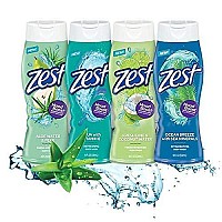 Zest Body Wash Ocean Breeze, 18 oz (Pack of 3) - Packaging May Vary