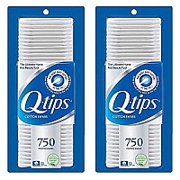 Q-Tips Cotton Swabs, 750 Count, 2 Pack