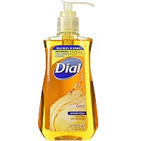 Dial Liquid Soap Anti-Bacterial Gold 7.5 Ounce Pump (221ml) (Pack of 6)