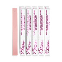 Tammy Taylor Peel 'N' Stick Fingernail Files | Long-Lasting & Disposable Zebra 100 Grit Files with Emery Board | Replaceable, Travel-Friendly Salon Tool | Professional Acrylic Nail Care | 50 Pack