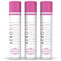 TRI Aerogel Hairspray - Non-Toxic Hair Finishing Spray for Styling, Volumizing and Holding Curly Hair with Flexible Hold - For Women and Men - Pack of 3 (10.5 oz)