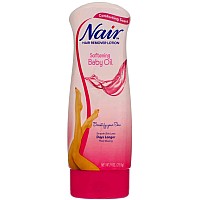 Nair Hair Remover Lotion Softening Baby Oil, 9 Oz (Pack of 2)