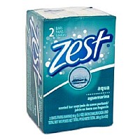 Zest Soap Aqua Refreshing Scent 3.2 oz bars 4 Packages 2 Bars in each 8 Total