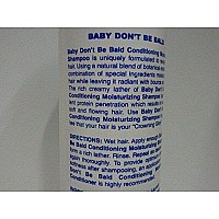 [BABY DON'T BE BALD] CONDITIONING MOISTURIZING SHAMPOO FOR SHINIER HAIR 8OZ
