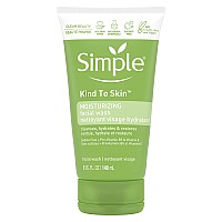 Simple Kind to Skin Face Wash Cleanser for All Skin Types Moisturizing Cleanses and Hydrates 5 oz