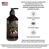 The Lotion Company Farmer's Hands Therapeutic Hand Creme, Vanilla Musk Fragrance, Dry Skin, Cracked Hands, Made in USA, 8 Fluid Ounce