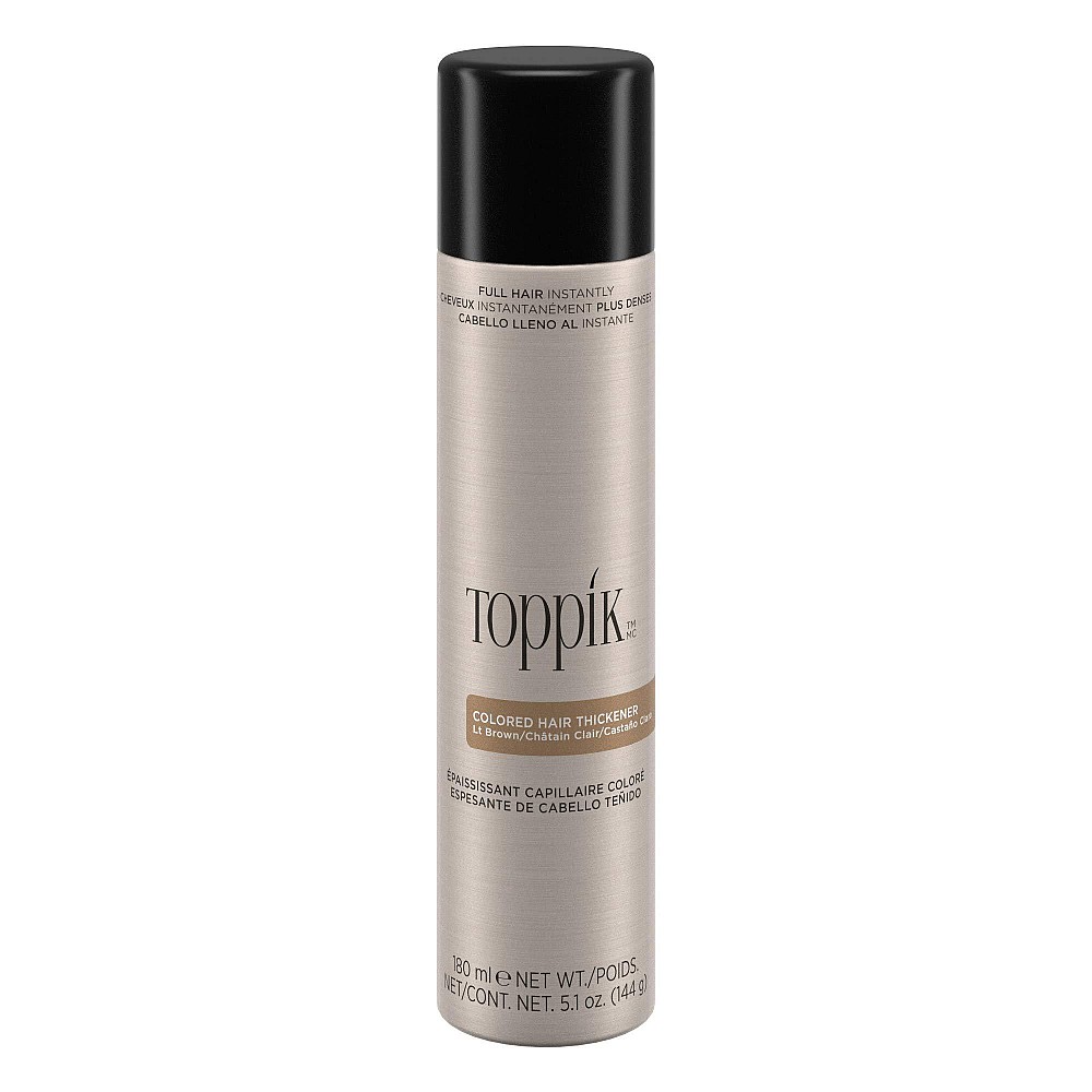 Toppik Colored Hair Thickener, Light Brown, 5.1 OZ
