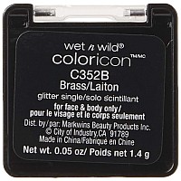 Wet n Wild Color Icon Glitter Single, Brass, 0.05 Ounce