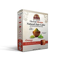 OKAY Pure Naturals | Herbal Henna Hair Color Orange | All-Natural Dye | Free Of Harmful Chemicals | Vibrant Rich Color Pigment | Sifted Clump Free Fine Quality | For All Hair Types | 2 oz