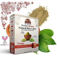 OKAY Pure Naturals | Herbal Henna Hair Color Orange | All-Natural Dye | Free Of Harmful Chemicals | Vibrant Rich Color Pigment | Sifted Clump Free Fine Quality | For All Hair Types | 2 oz