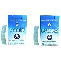 Lace FX A Curve Tape Hypo-allergenic Wig Hair Piece Adhesive Tape - 2 Packs by Vapon