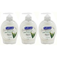 Softsoap Soothing Aloe Vera Moisturizing Hand Soap, 7.5 Ounce (Pack of 3)