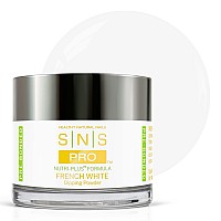 SNS Nail Dip Powder, French White (Natural/Nudes, White, Sheer) - Long-Lasting Acrylic Nail Color & Polish Lasts up to 14 days - Low-Odor & No UV Lamp Needed - 2 Oz