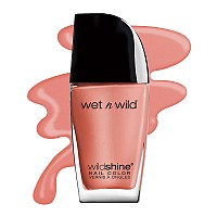 wet n wild Wild Shine Nail Polish, Peach Pink She Sells, Nail Color