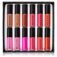 Shany All That She Wants - Set Of 12 Matte, Pearl, And Shimmer Mini Lipgloss Set