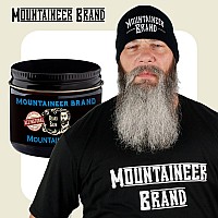 Mountaineer Brand Beard Balm for Men | All Natural Leave-In Conditioner to Moisturize Dry Itchy Skin | Beard Butter Hydrates, Softens and Tames Flyaway Hair | Adds Shine | WV Coal 2oz