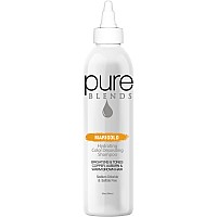 Pure Blends Marigold Hydrating Color Depositing Shampoo Brighten & Tone Color Faded Hair Semi Permanent Hair Dye Prevents Color Fade Extend Color Service on Color Treated Hair 8.5 Oz.