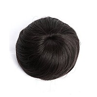 SARLA Black Brown Hair Bun Extension Updo Drawstring Ballet Buns Hair Pieces for Women Girls Lady Synthetic Donut Chignon